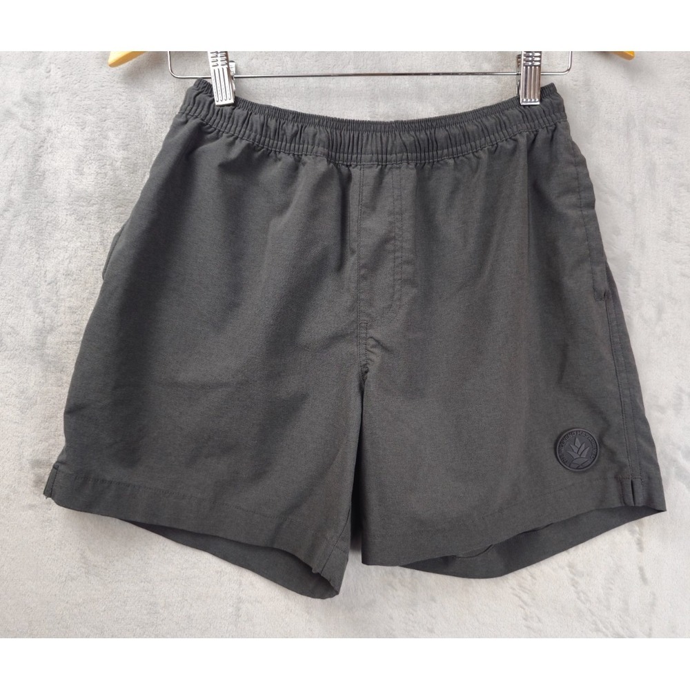 Chubbies Swim Trunks Shorts Men's Small Gray 5.5" Inseam unlined Zip Pockets